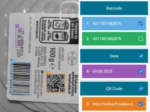 OCR text recognition